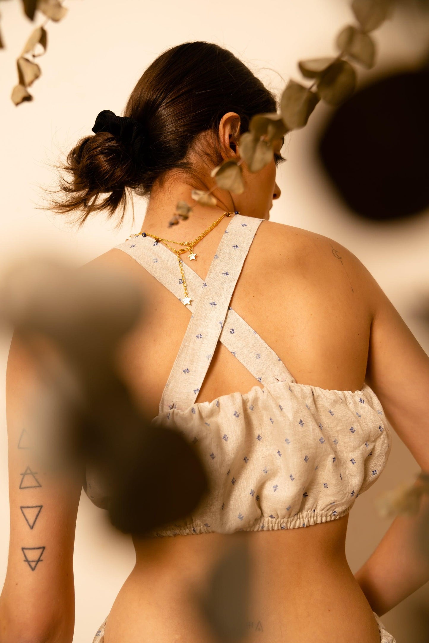 CAMILLA Linen Tube Top & French Knickers CORD Set