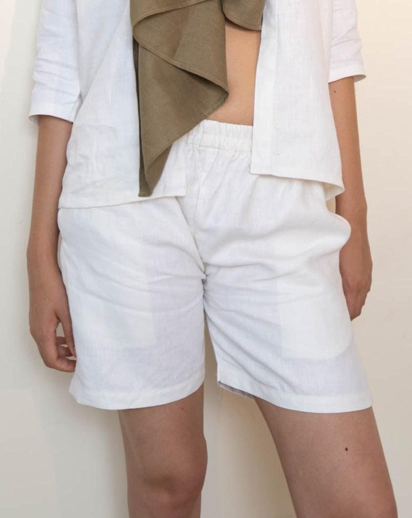 DAWN Linen Shorts - OrganoLinen
