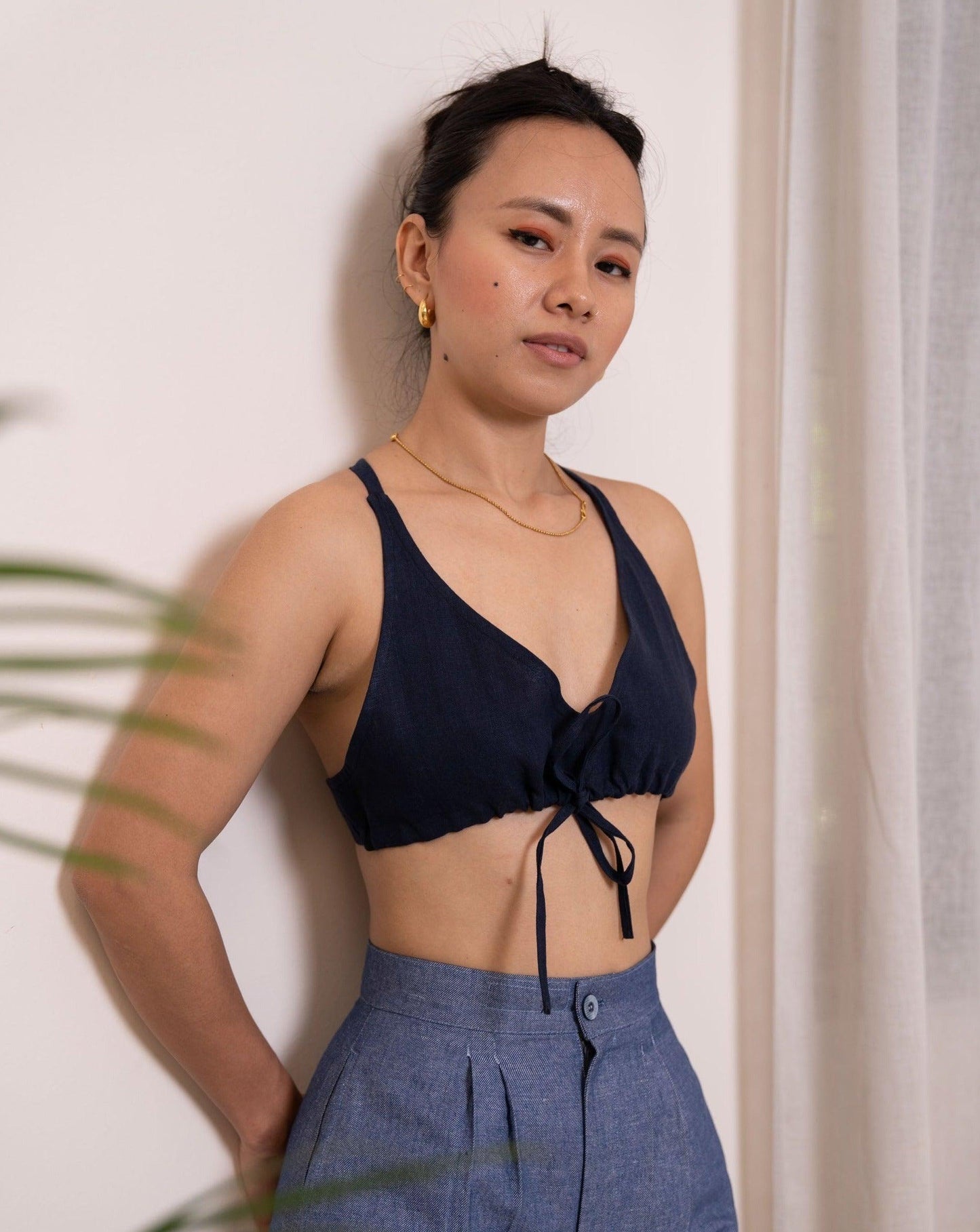 MAYA Linen Bralette - OrganoLinen