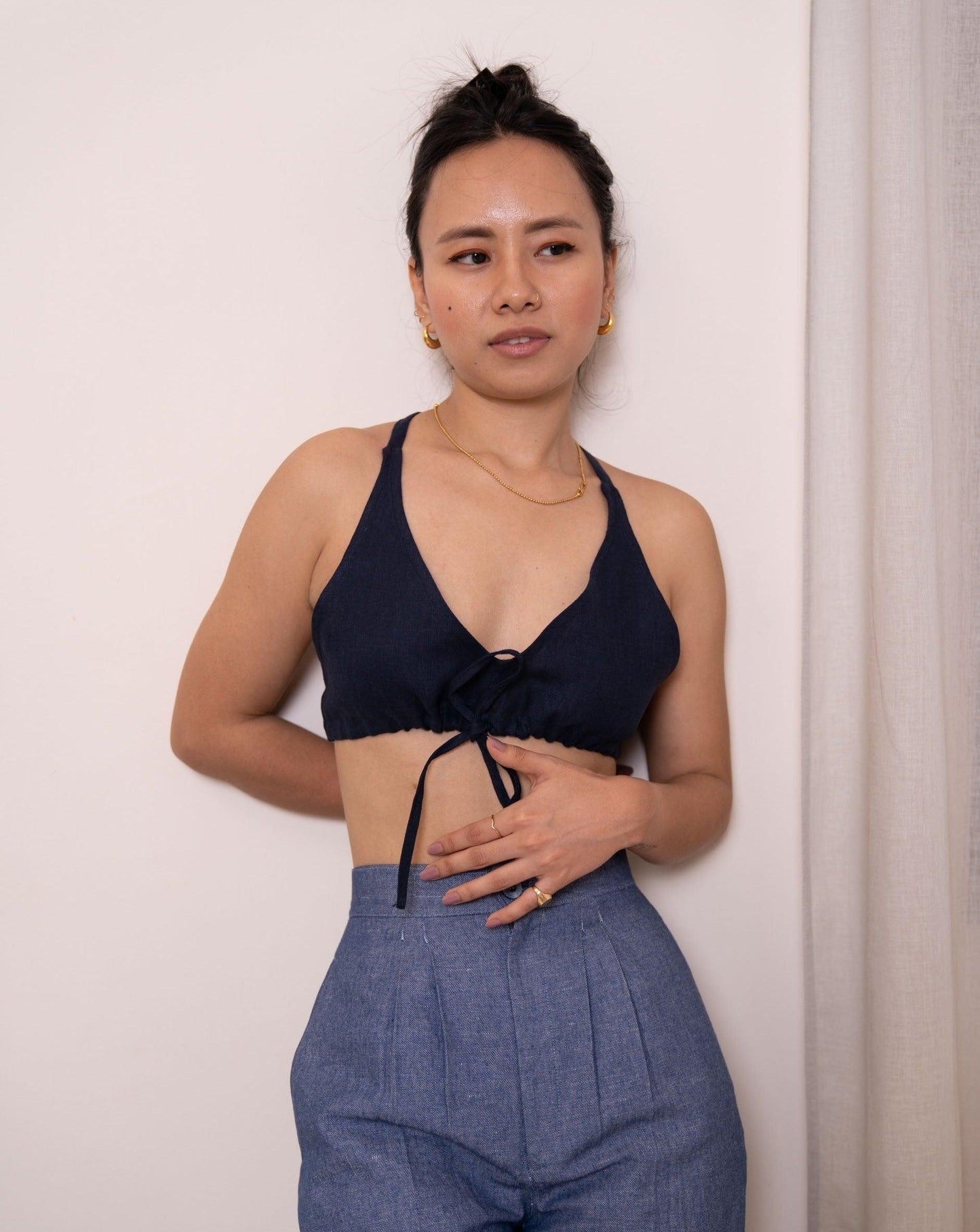 MAYA Linen Bralette - OrganoLinen