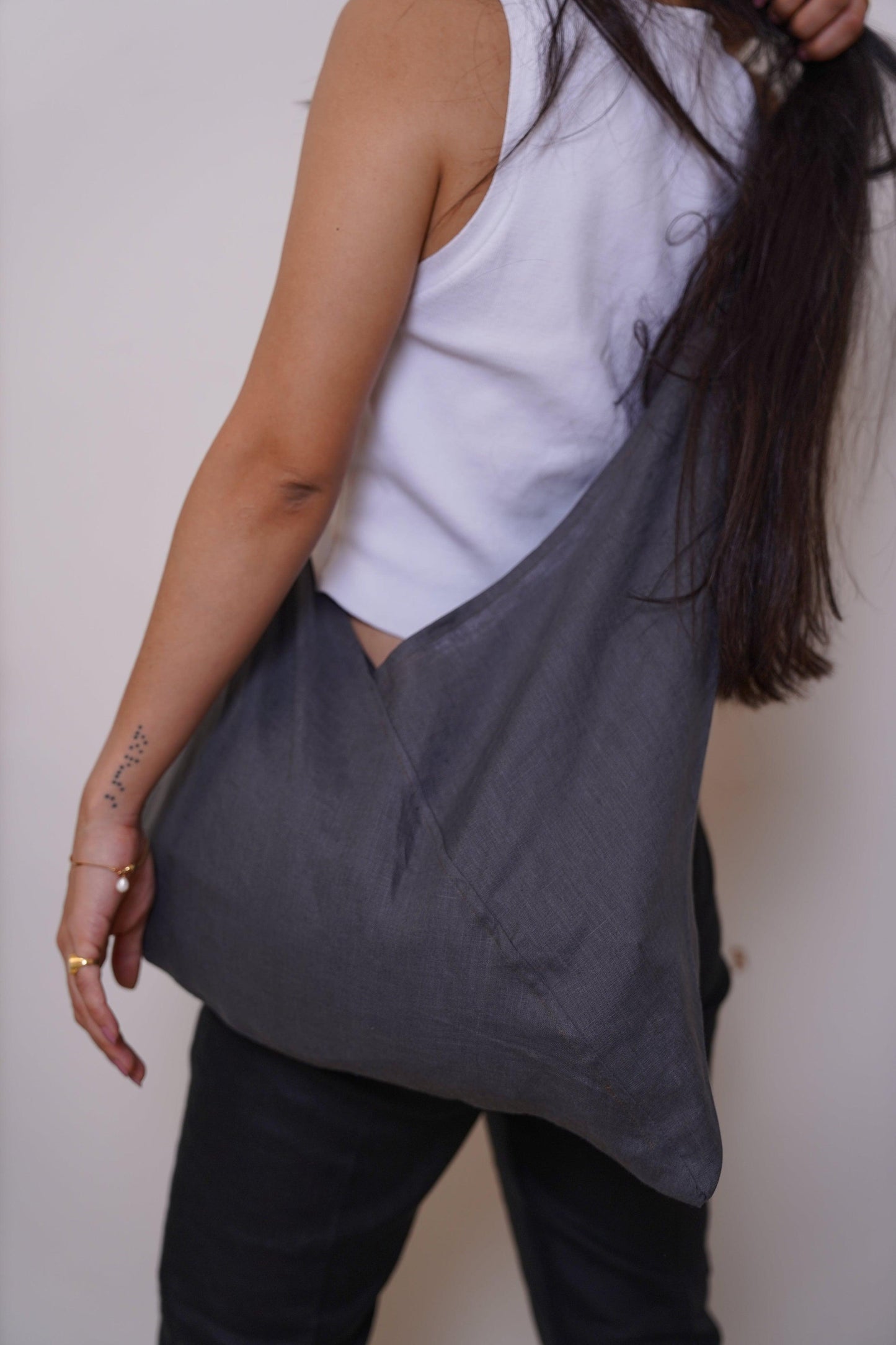 TROY Linen Sling Bag - OrganoLinen