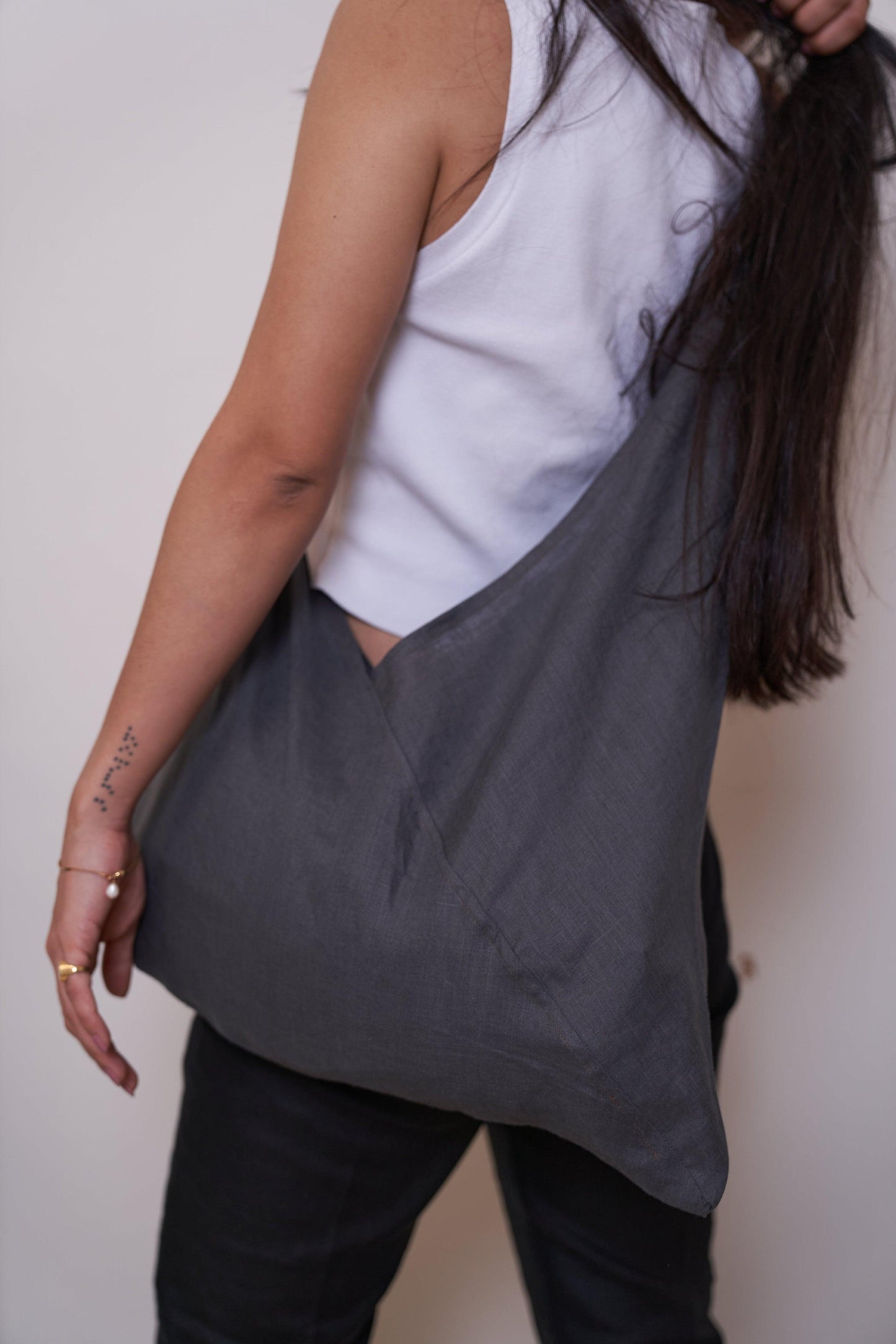 TROY Linen Sling Bag - OrganoLinen
