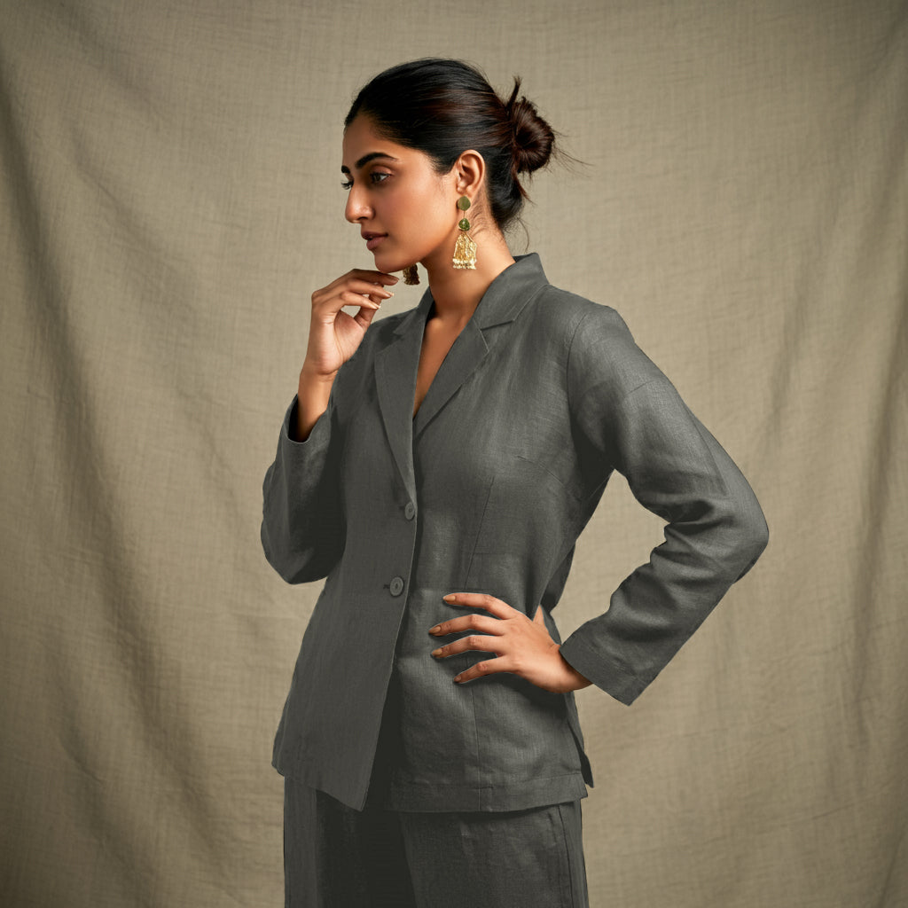 ladies linen dress pants SIENNA Women's Linen Suit – Lined 2-Piece, Custom Fit