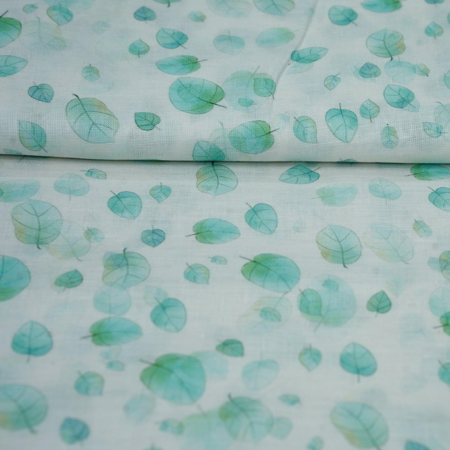 AIRY White Linen Printed Shirt