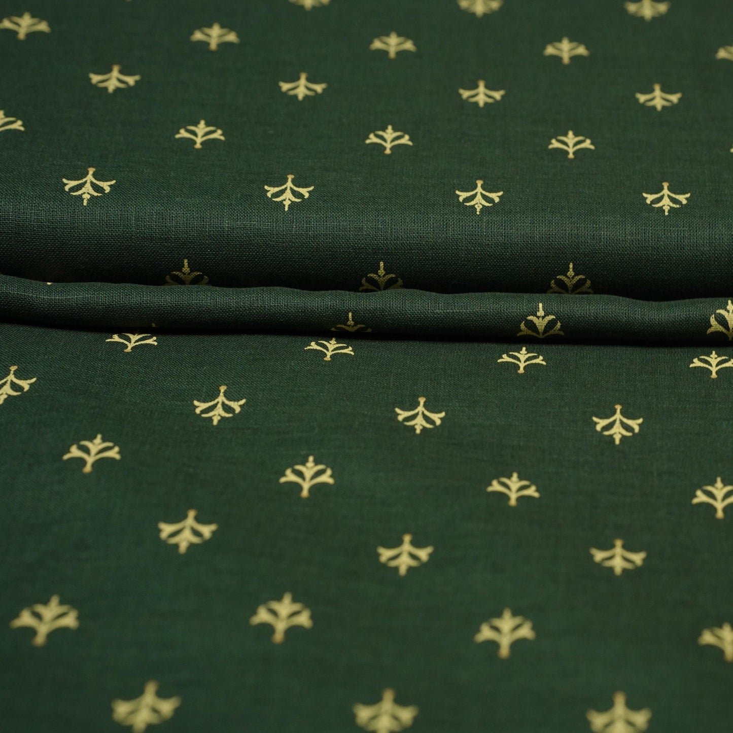 LUSH Green Linen Printed Shirt - OrganoLinen