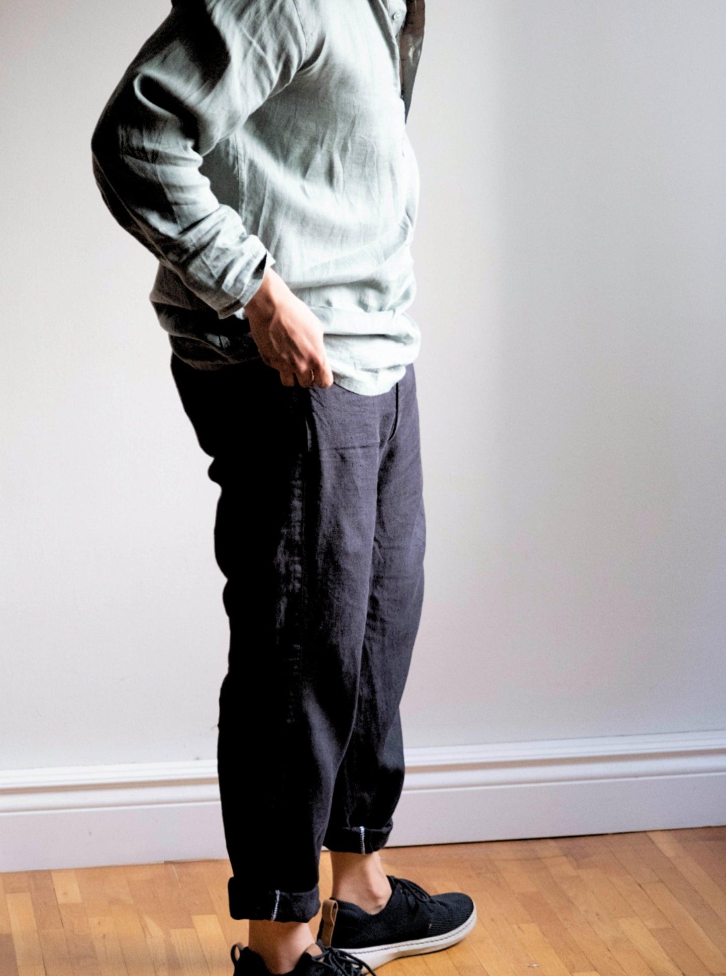 HUGO Linen Pants - Neutral Shades - OrganoLinen