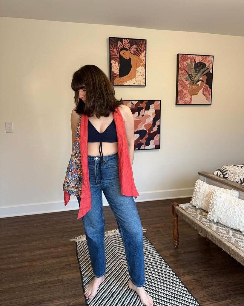 MAYA Linen Bralette