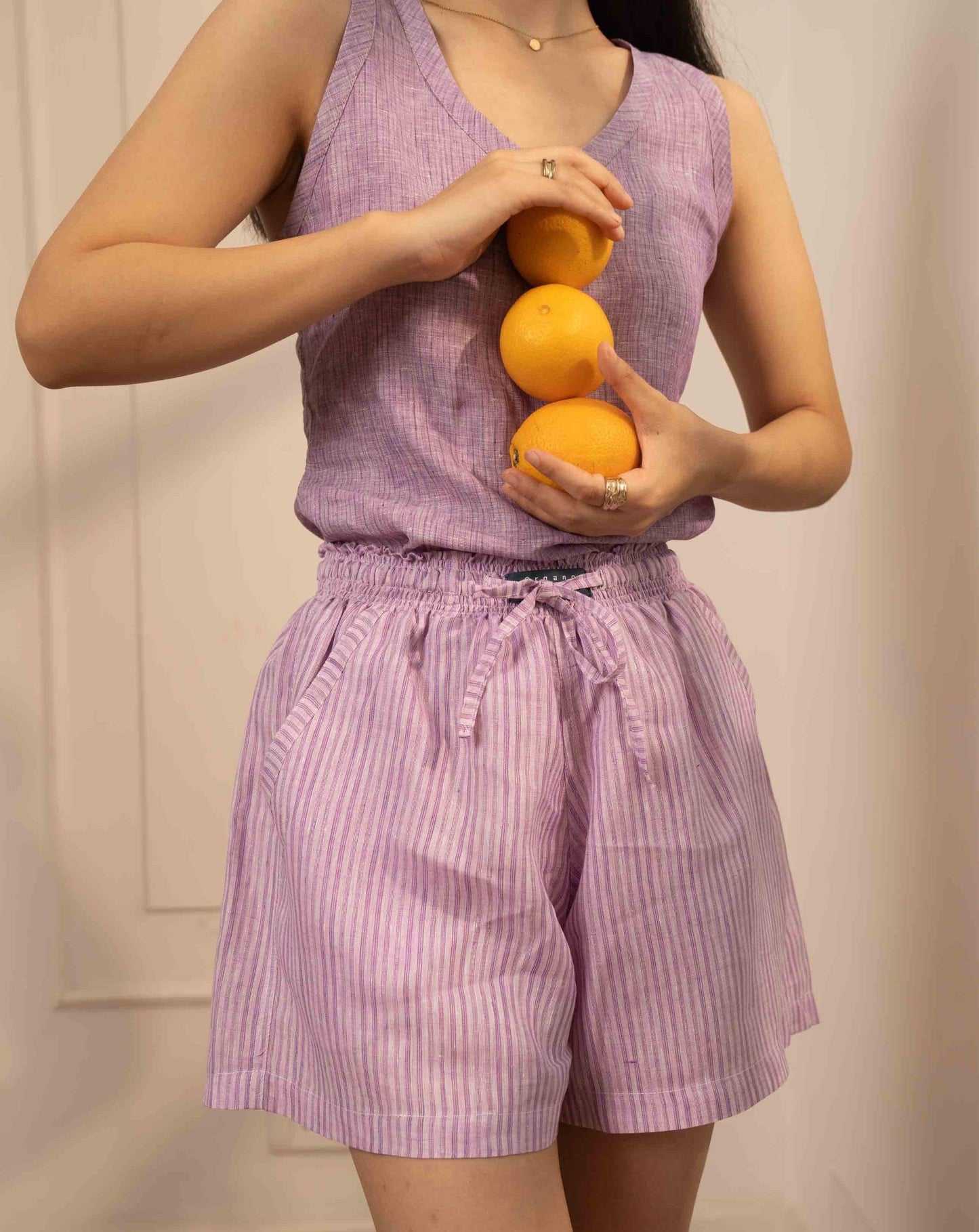 CORD Set - Ivy Top & Mirko Shorts - OrganoLinen