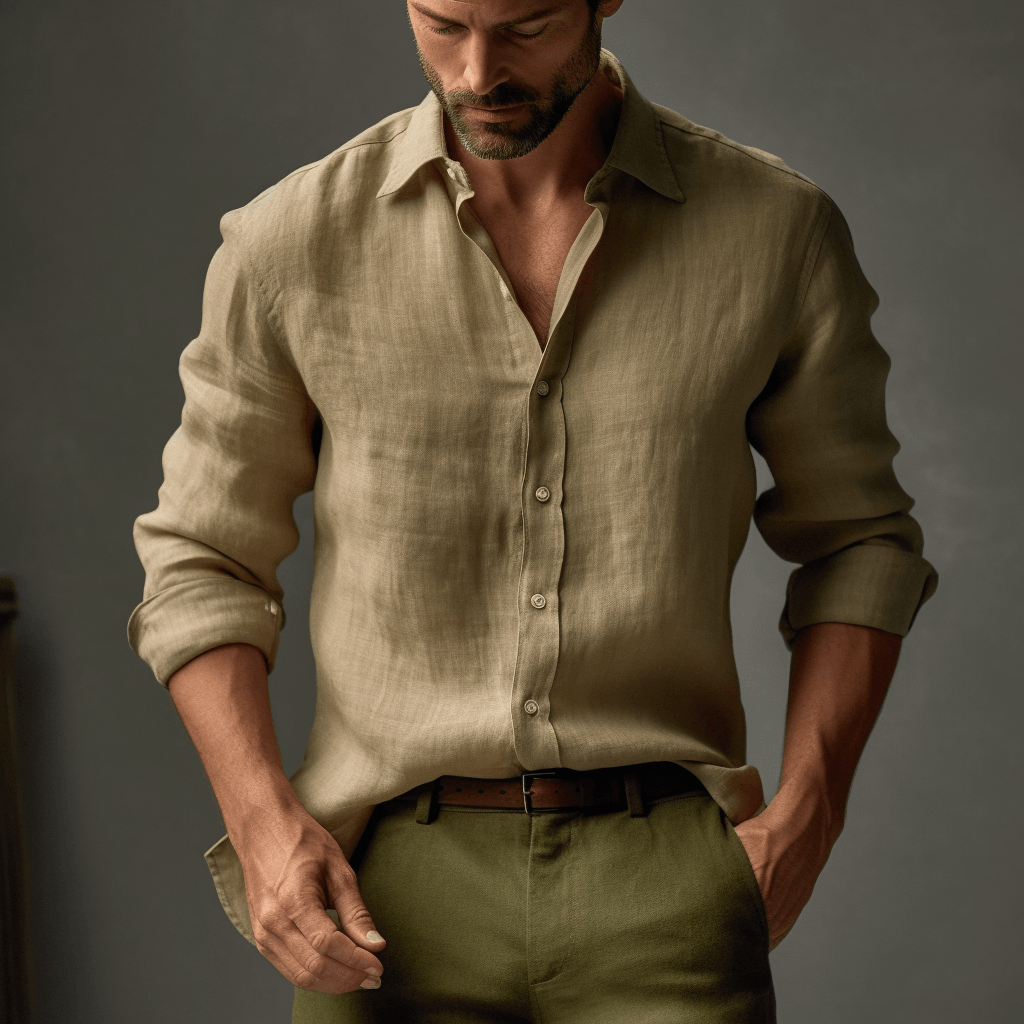 SUNNY Pure Linen Shirt - OrganoLinen