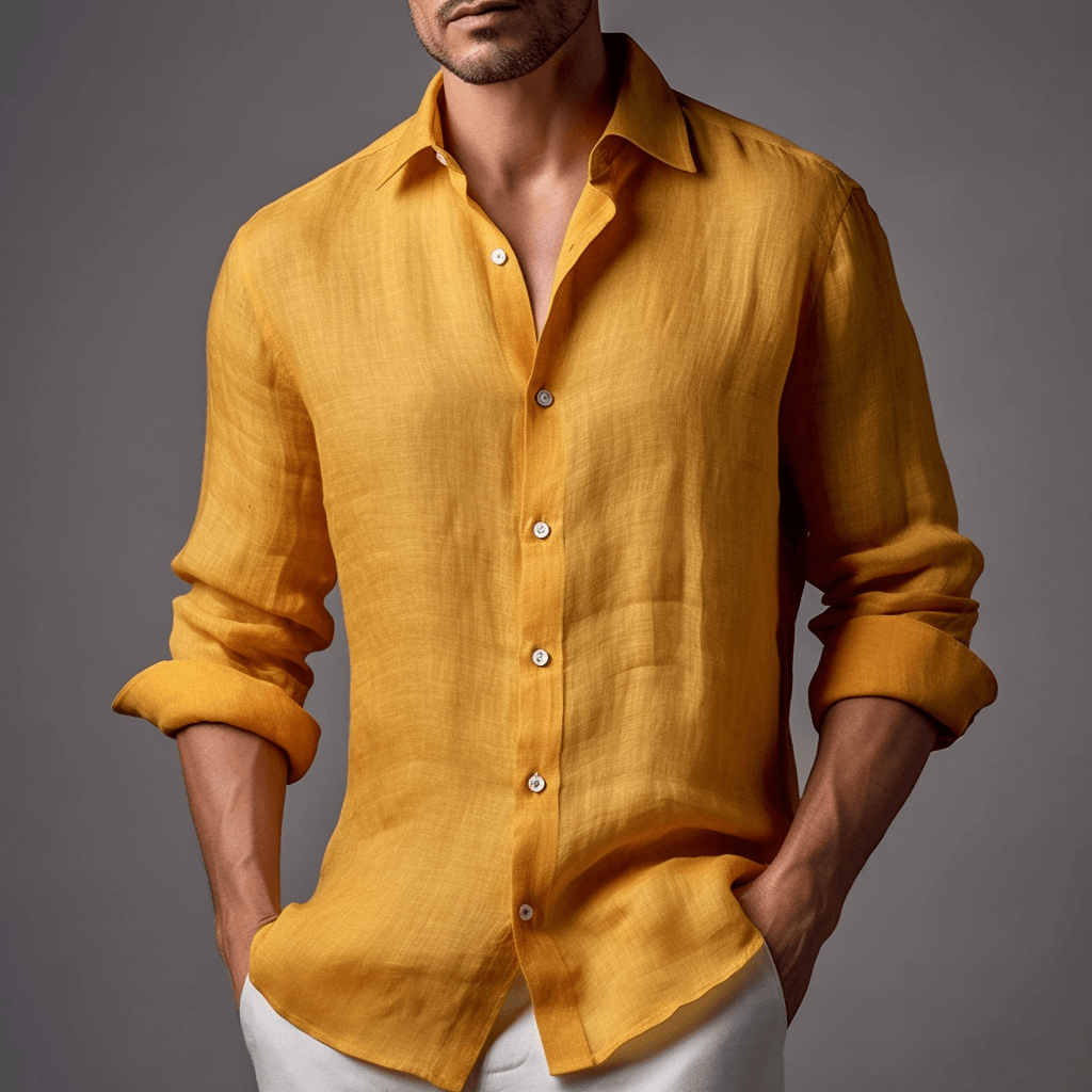 SUNNY Pure Linen Shirt - OrganoLinen