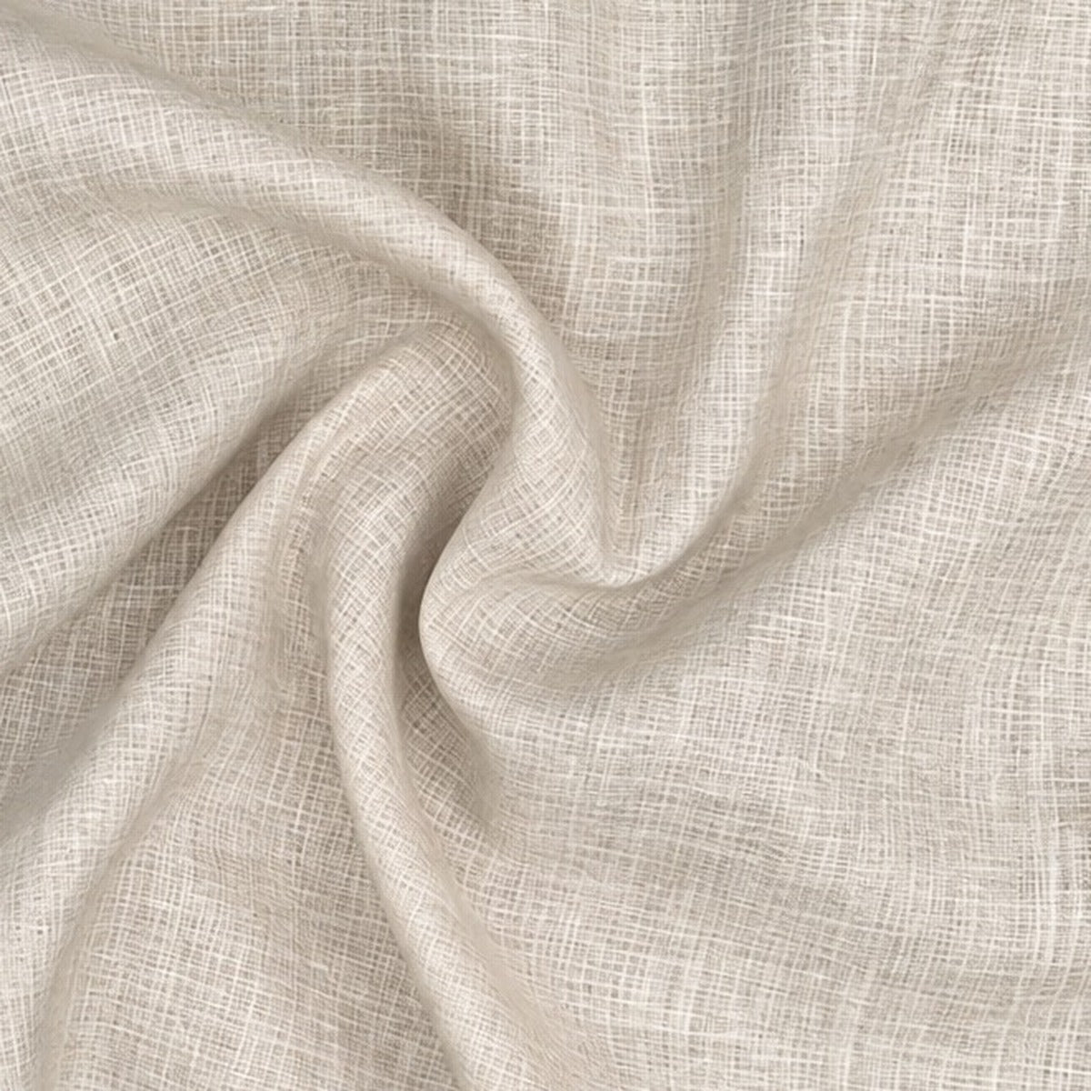 Cloud Haze CALM linen fabric swatch