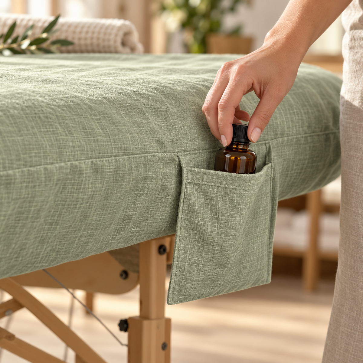 DREAM linen massage table sheet set