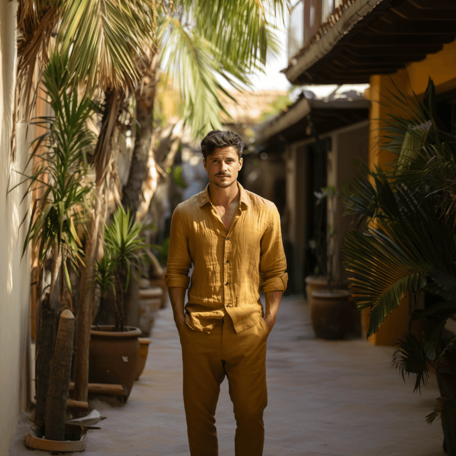 SUNNY Pure Linen Shirt - OrganoLinen