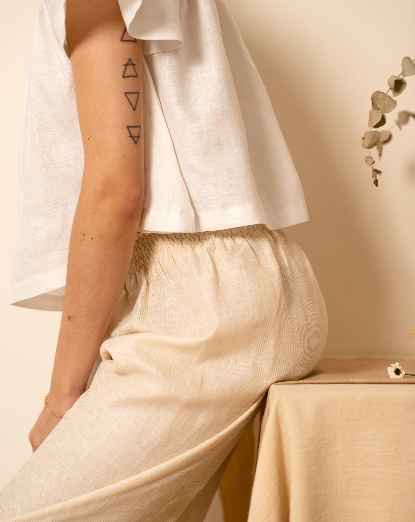 ALANNA Linen Palazzo - OrganoLinen