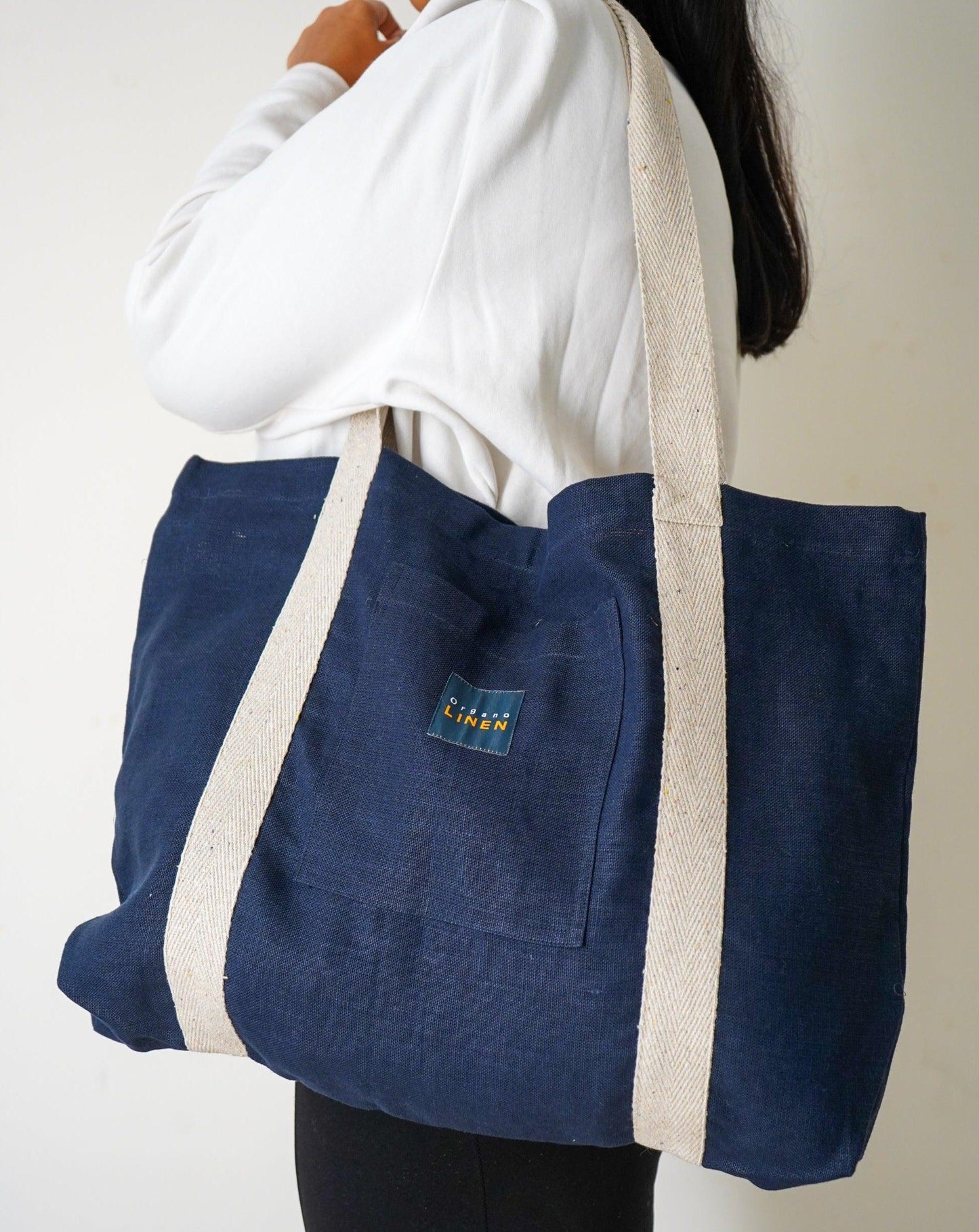LUCA Linen Weekender Bag - OrganoLinen