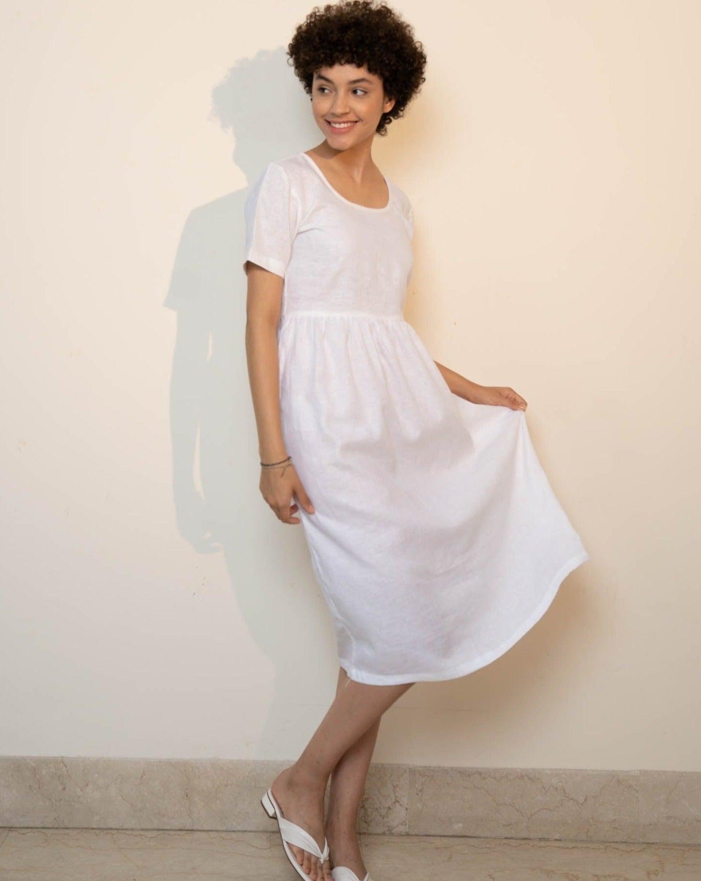 SKYE Linen Dress - OrganoLinen