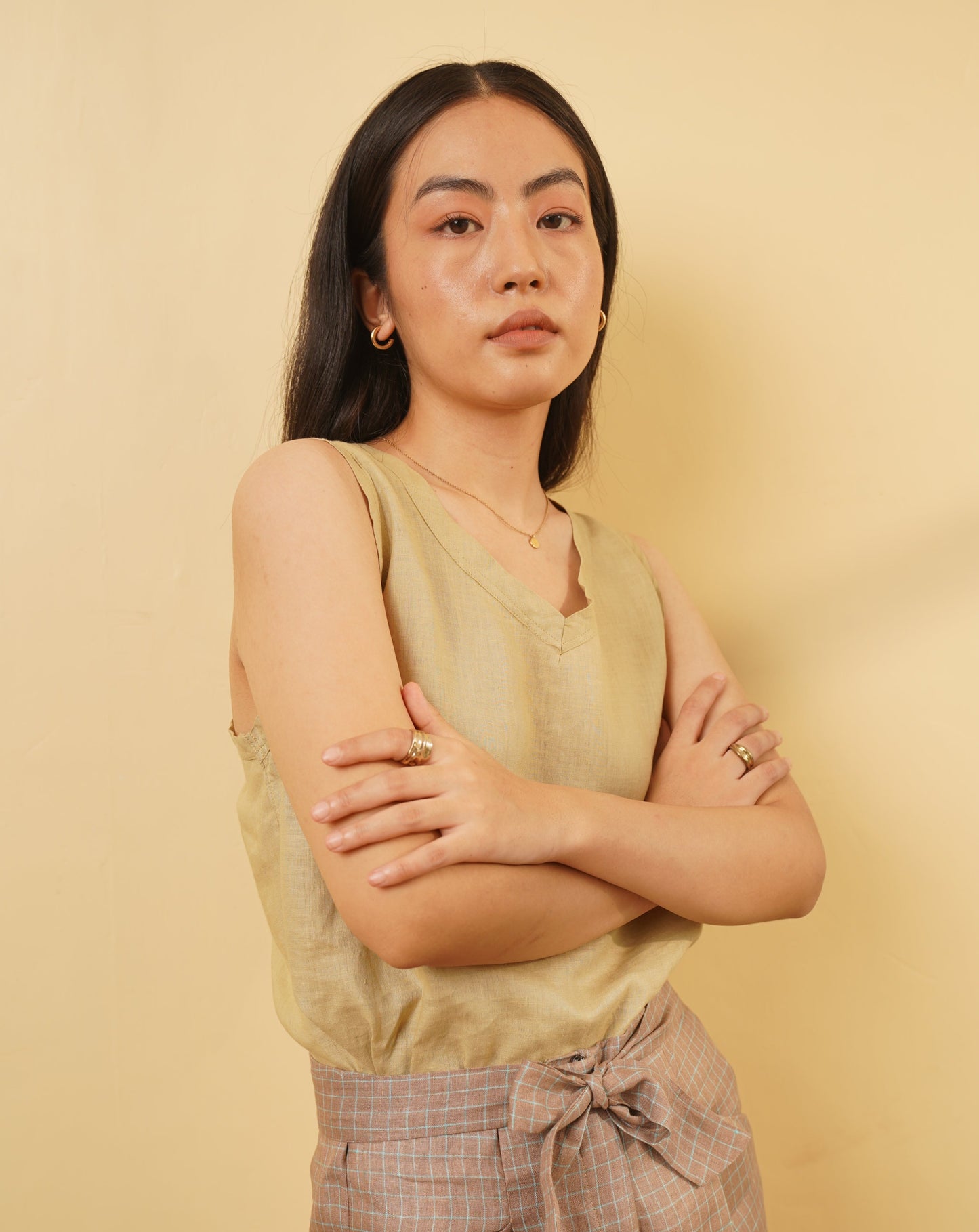IVY Linen Tank Top - OrganoLinen
