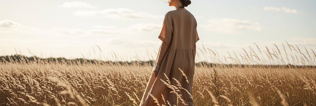 Which companies offer tailored linen dresses with fast shipping?