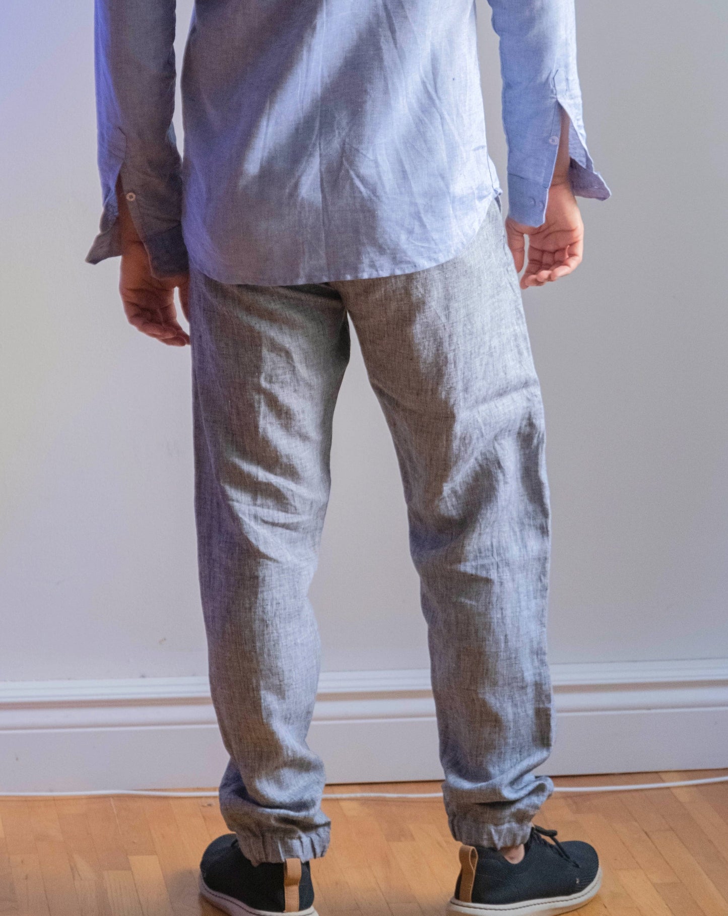 ARLO Linen Jogger Pants for Men - Classic Shades - OrganoLinen