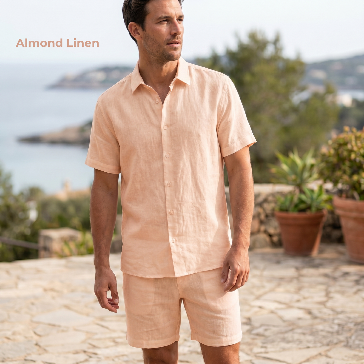 Men's Pure Linen Set – Reed by OrganoLinen