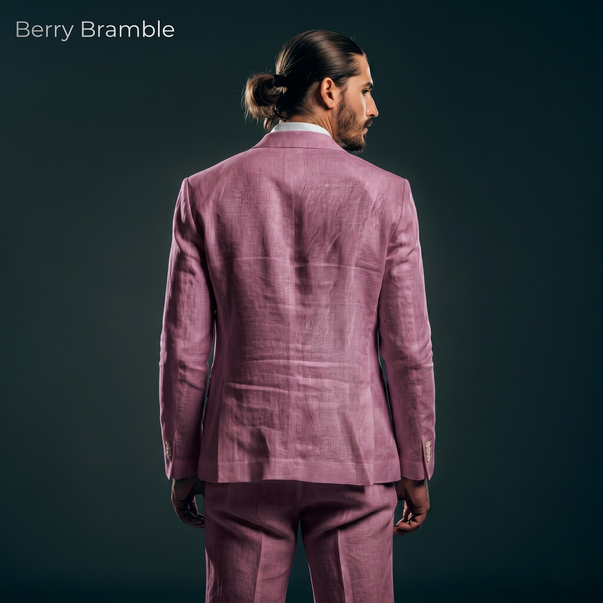EVEREST Men’s White Linen Suit – Lined 2-Piece Custom