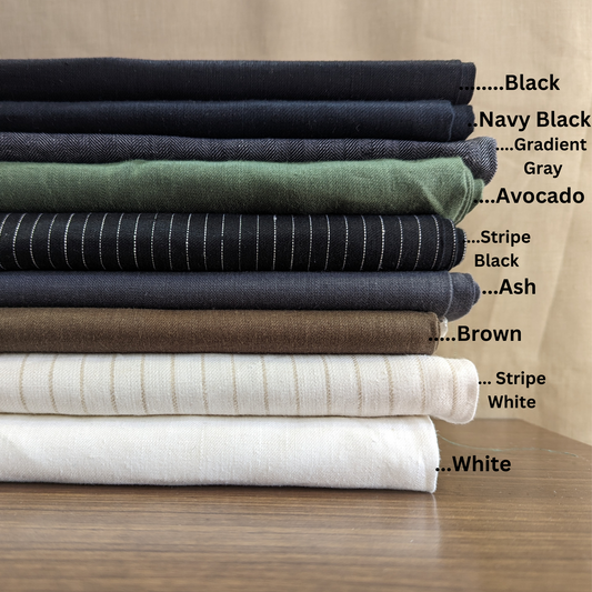 CORD Linen, Pure Linen Fabric, Used for Cord Sets, Suits, Trousers, Tableware, Upholstery