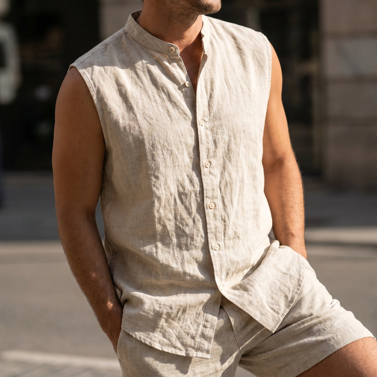 Men's Pure Linen Set – Haven by OrganoLinen