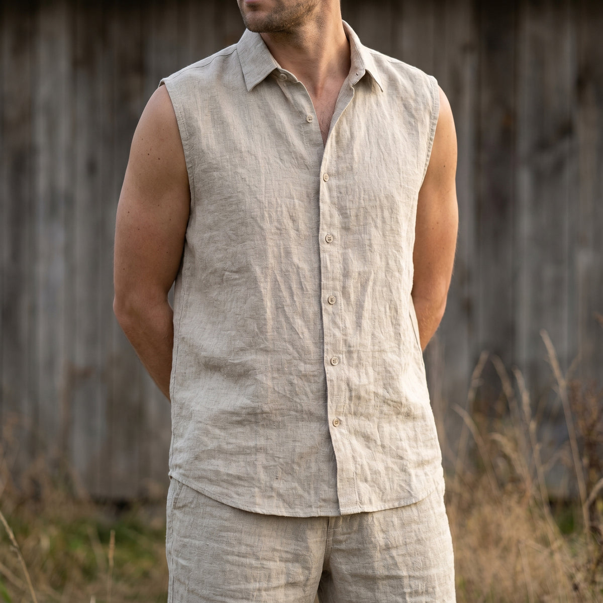 Men's Pure Linen Set – Haven by OrganoLinen