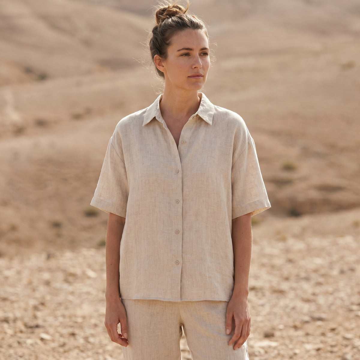 Women's Pure Linen Set – Sora by OrganoLinen