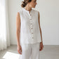 Women's Pure Linen Set – Elara by OrganoLinen