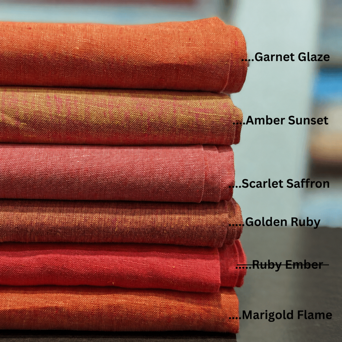 Men's Red Linen Shirt – Ember by OrganoLinen