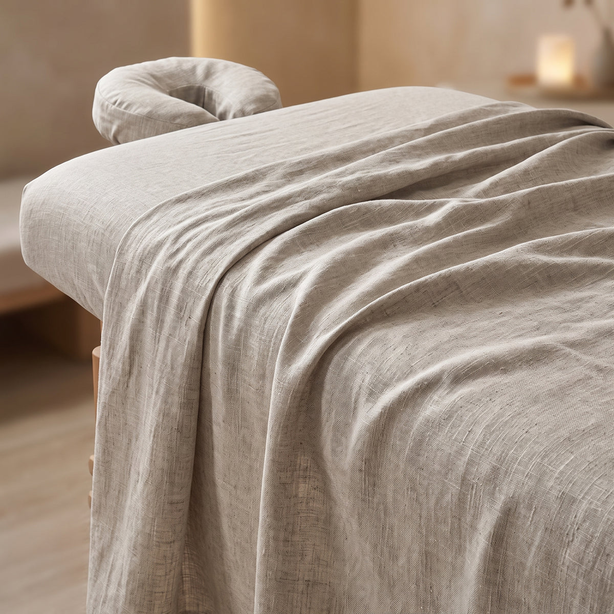 ZEN Linen Face Cradle Cover for Massage Tables