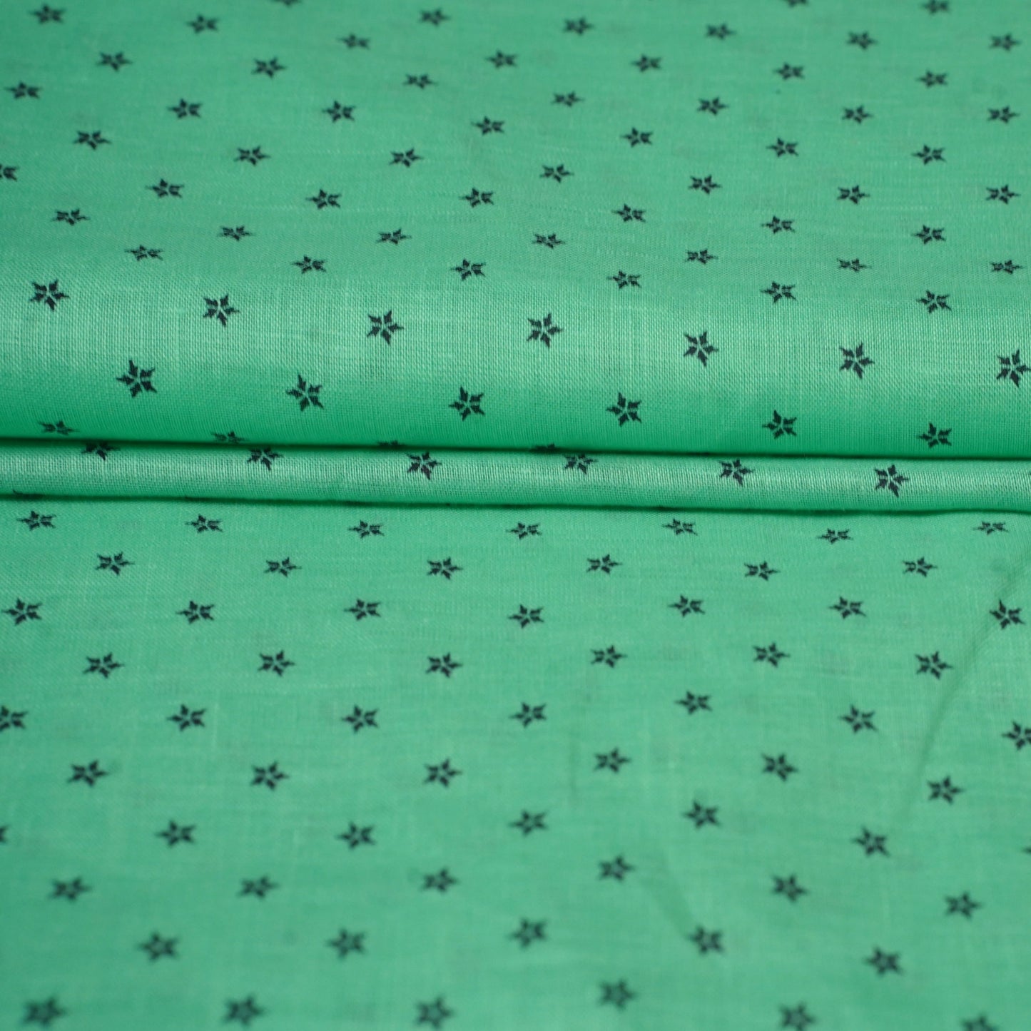 LUSH Green Linen Printed Shirt