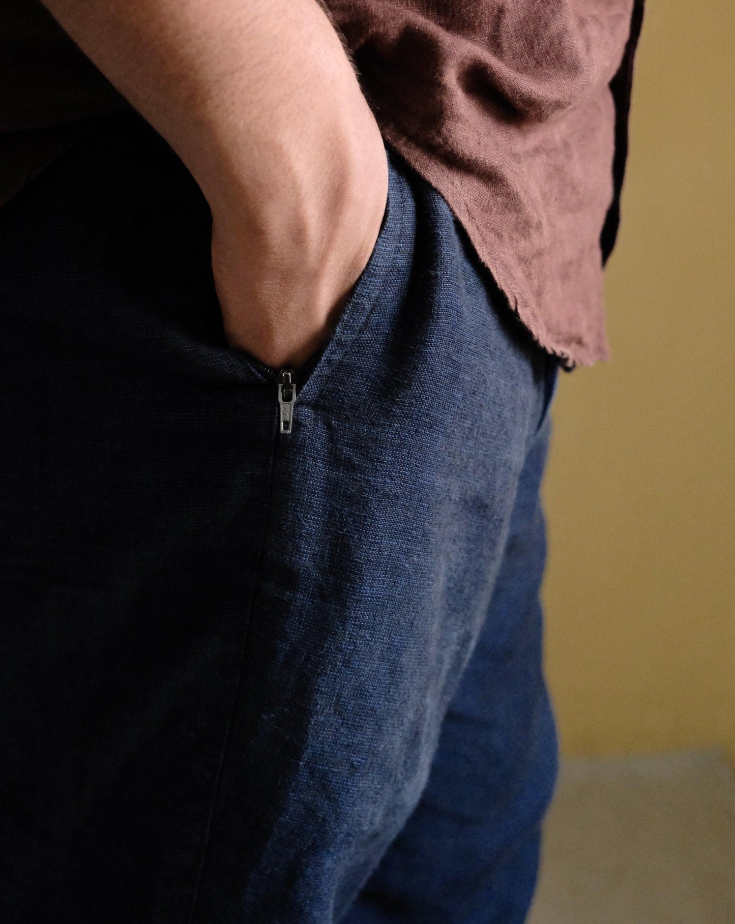 HUGO Vintage Linen Pants for Men