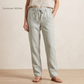 Men's Pure Linen Pants in Summer White – Echo by OrganoLinen