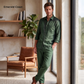 SUMMIT-M Men’s Heavy Linen Shacket & Trouser Co-ord Set