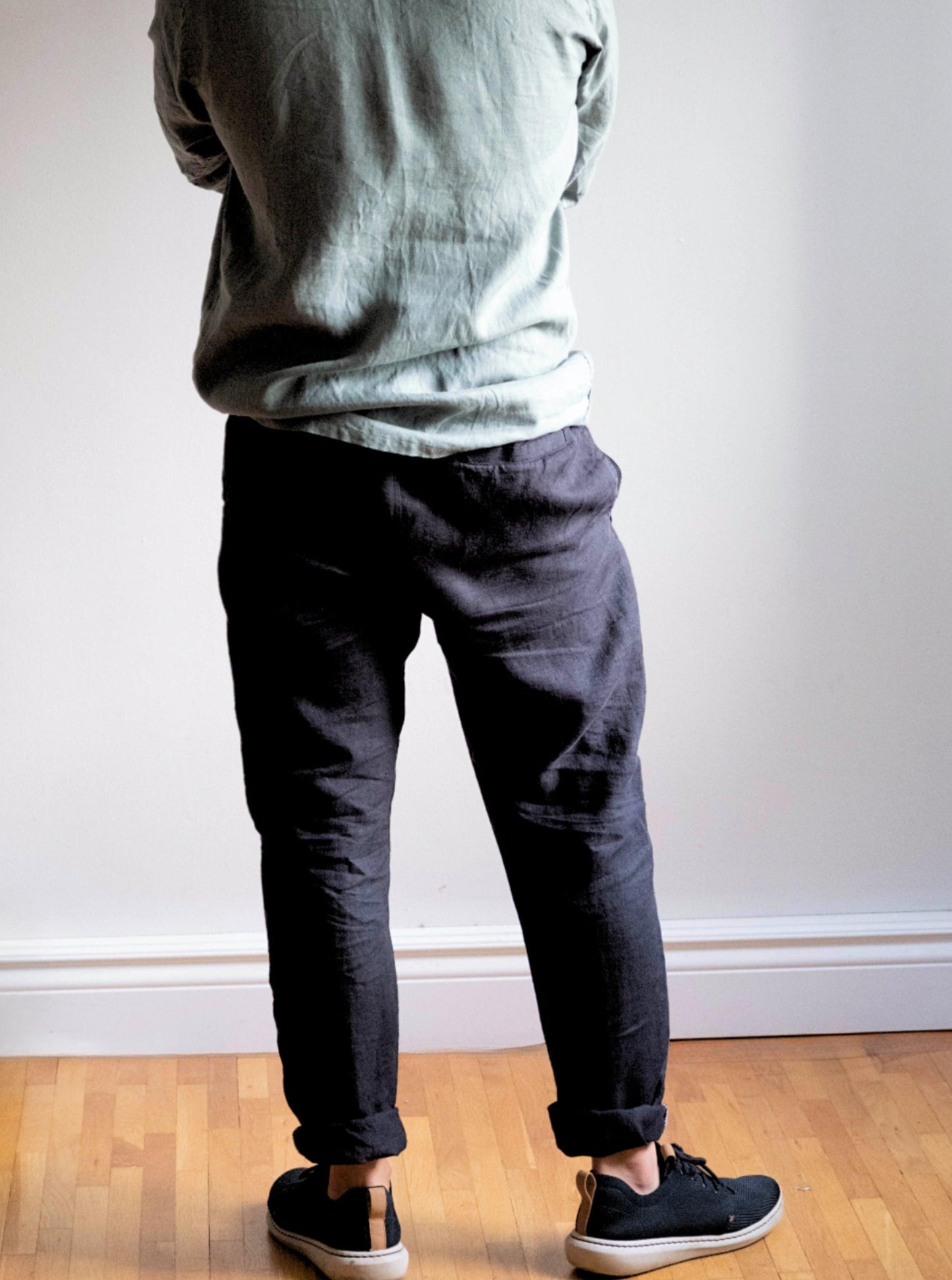 HUGO Linen Pants - Neutral Shades - OrganoLinen