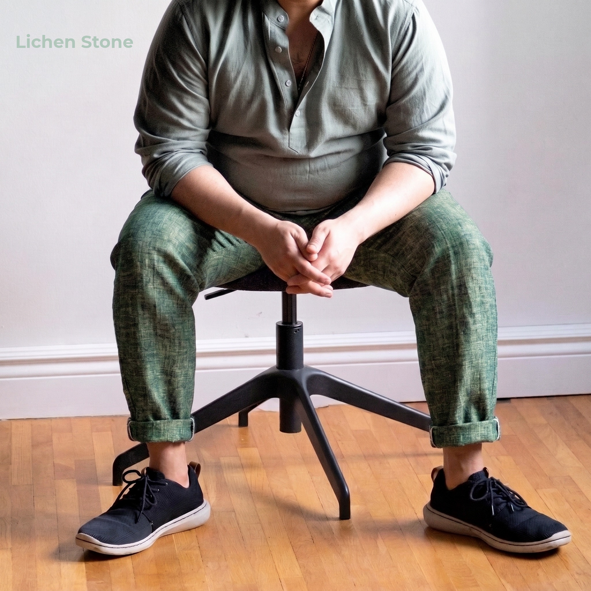 Men's Plus Size Pure Linen Pants in Lichen Stone – Hugo by OrganoLinen