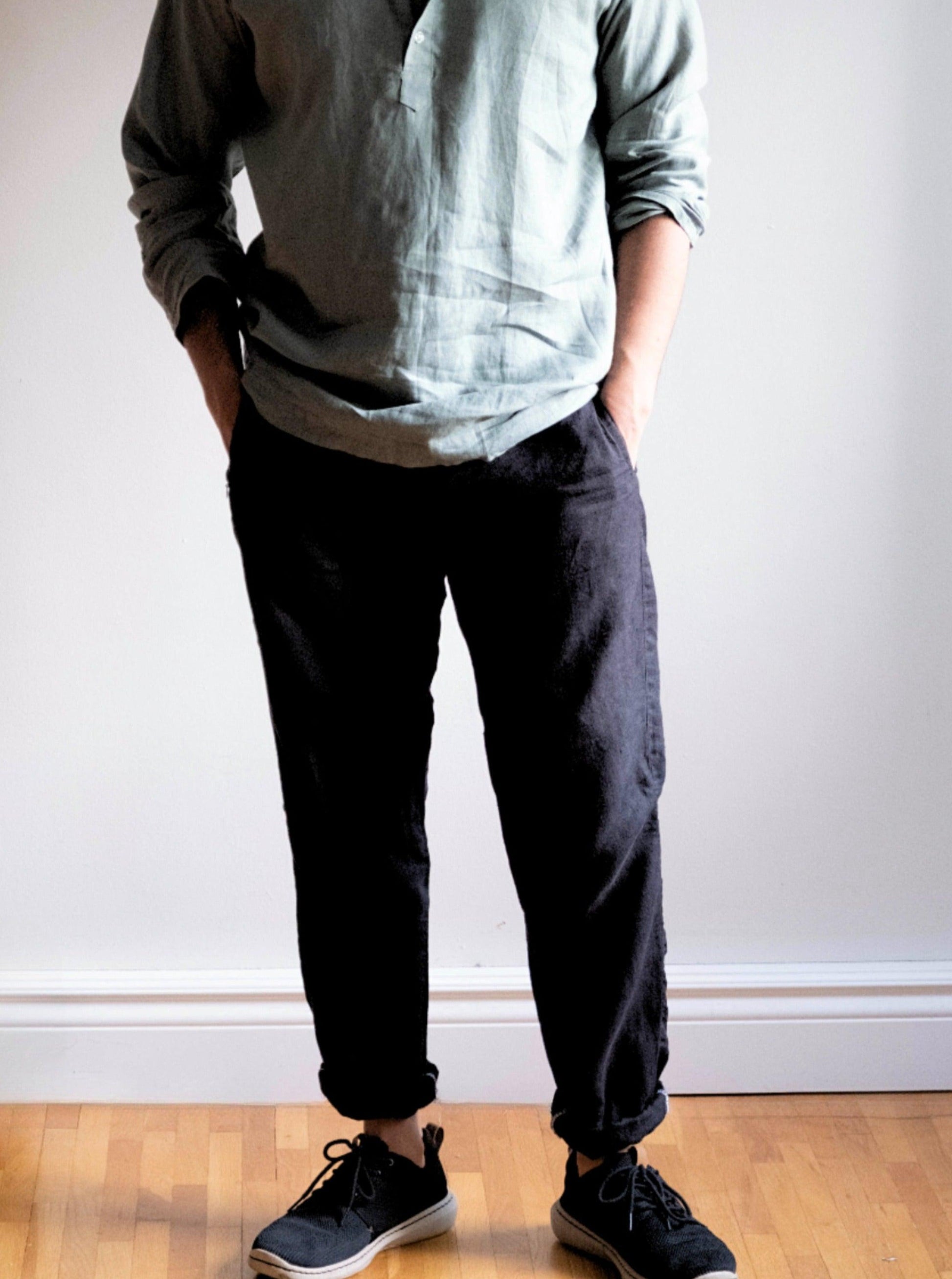 HUGO Men's Pure Linen Pants | OrganoLinen HUGO Men's Pure Linen Pants | OrganoLinen