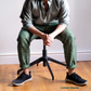 Men's Pure Linen Pants in Lichen Stone – Hugo by OrganoLinen
