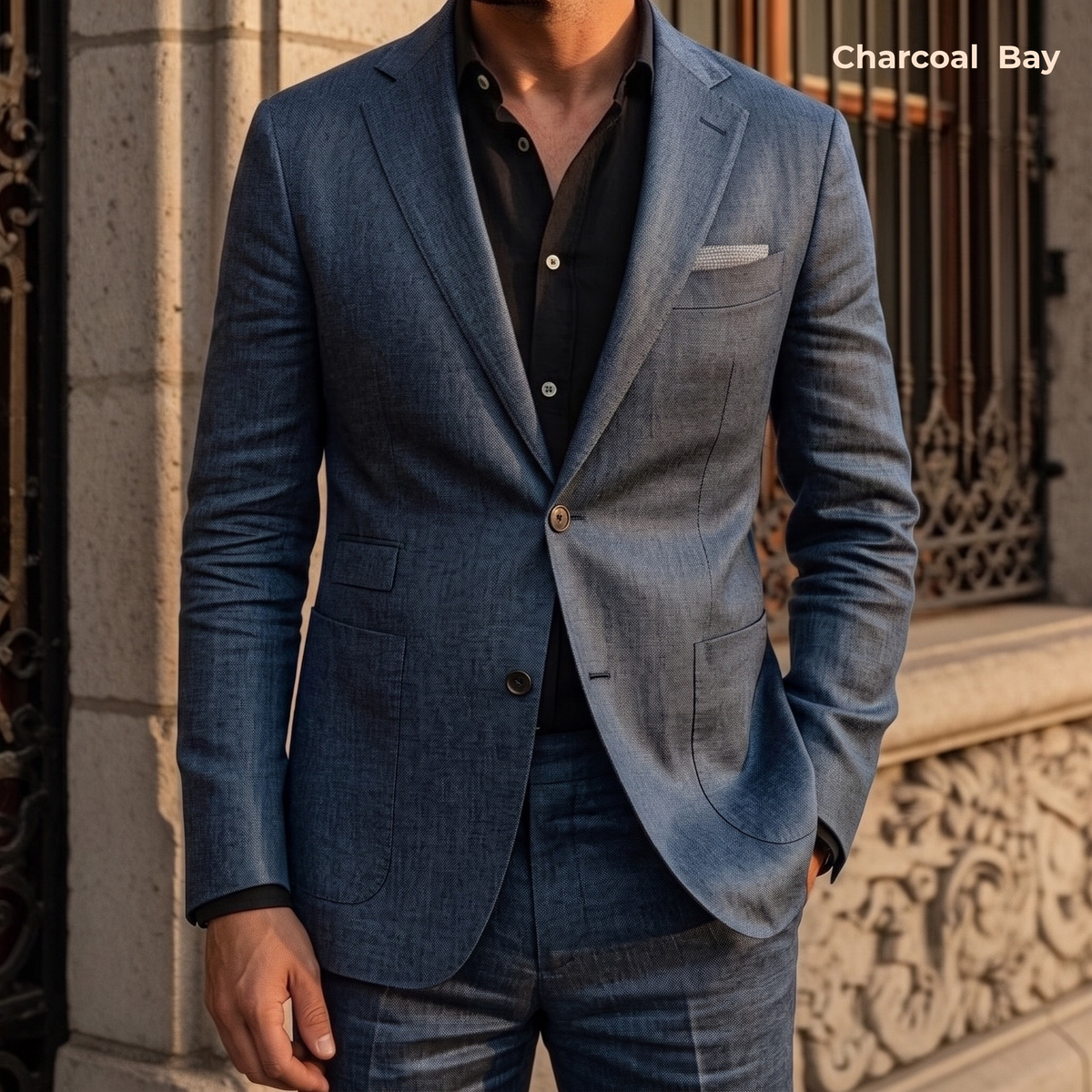 Linen Suit for Men - JASPER Breathable summer style