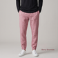 ARLO-M Men's Pure Linen Jogger Pants – Half Elastic Waist