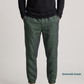ARLO-M Men's Pure Linen Jogger Pants – Half Elastic Waist