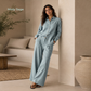 Women's Pure Linen Set in Misty Sage – Luma by OrganoLinen