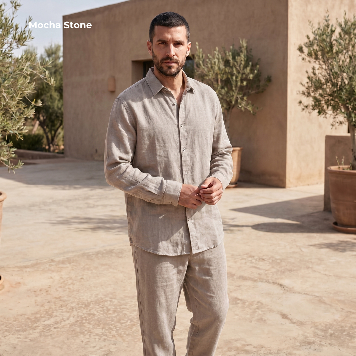 Men's Pure Linen Set – Cove by OrganoLinen