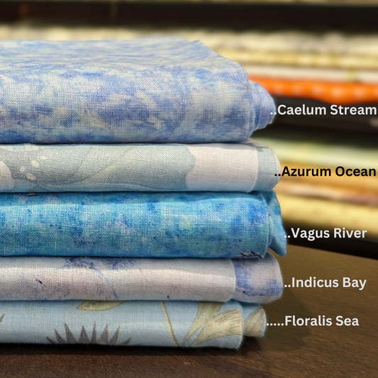 Experience Luxury with Our 100% Washed Lightweight Linen Fabric Collection DIGITAL PRINTS - Soft & Printed, Sold by the Meter - OrganoLinen