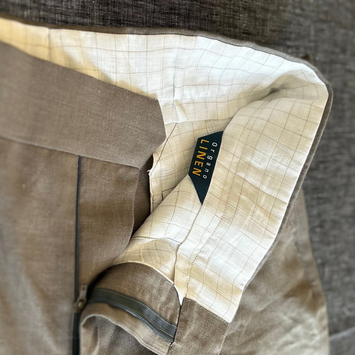 All season Men’s Linen Pants ROMA | Italian Style | 25 Lea pure linen - OrganoLinen