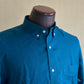 HARBOR-MLS Men's Blue Linen Shirt – Long Sleeve, Custom Fit