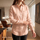 Women's Pink Linen Shirt – Autumn by OrganoLinen