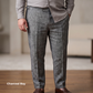 Men's Plus Size Pure Linen Pants in Charcoal Bay – Roma by OrganoLinen